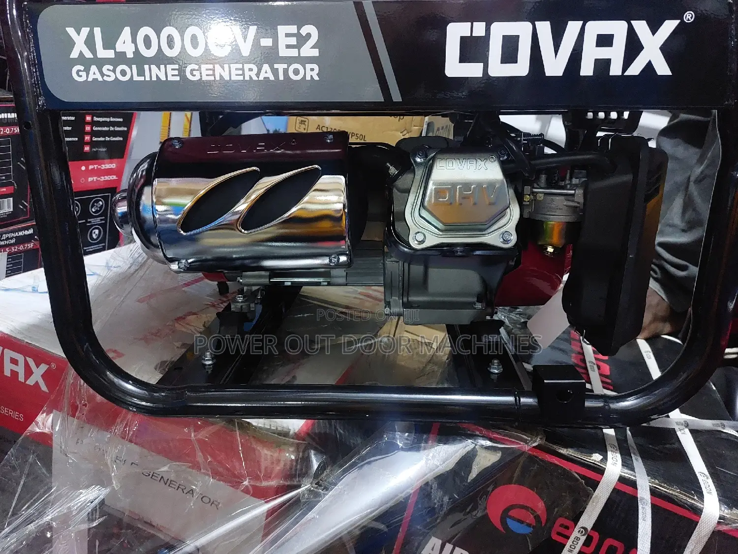 4 Kva / Kw Petrol Covax Key Ignition Copper Generator