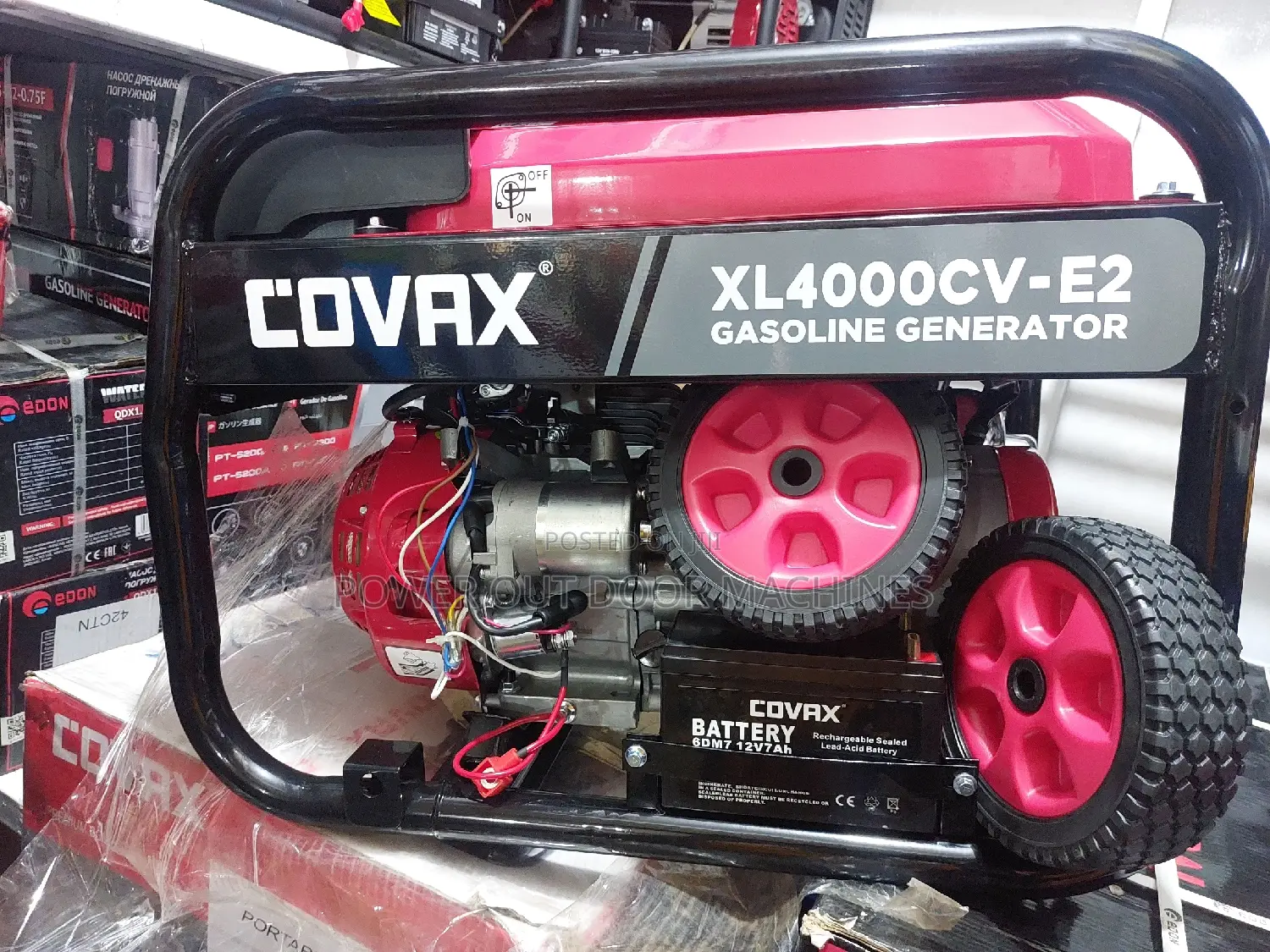 4 Kva / Kw Petrol Covax Key Ignition Copper Generator