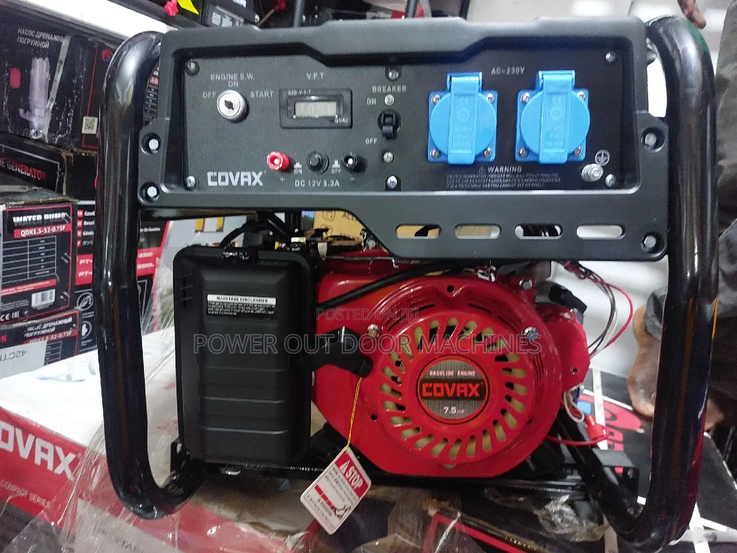 4 Kva / Kw Petrol Covax Key Ignition Copper Generator