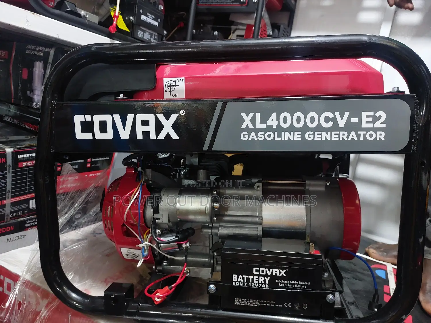 4 Kva / Kw Petrol Covax Key Ignition Copper Generator