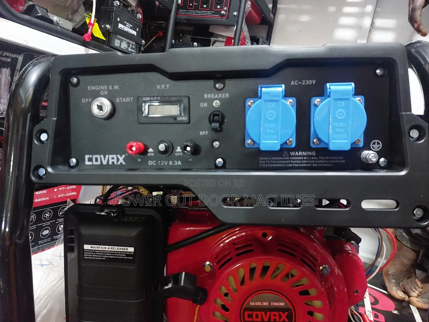 4 Kva / Kw Petrol Covax Key Ignition Copper Generator