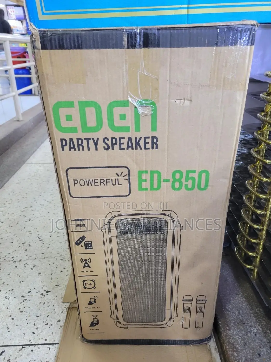 Party Box Powerful Speaker Bluetooth Connection Good Sound
