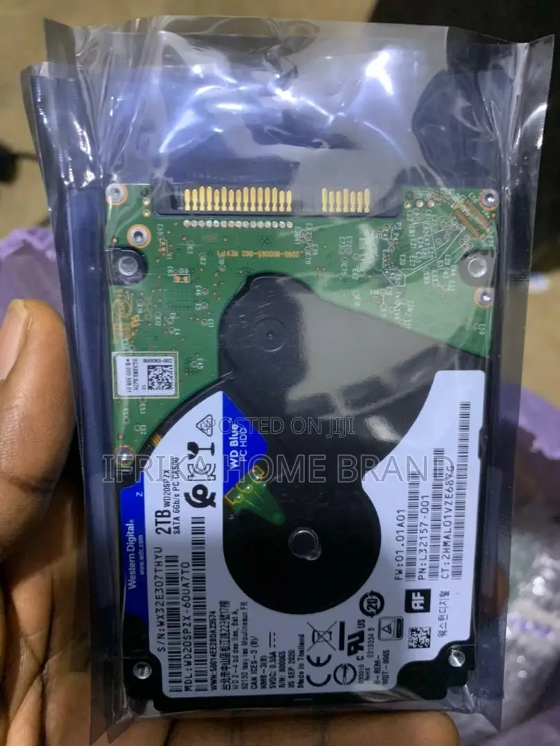 WD Blue Laptop HDD 2TB 2.5" SATA Internal Hard Disk Drive