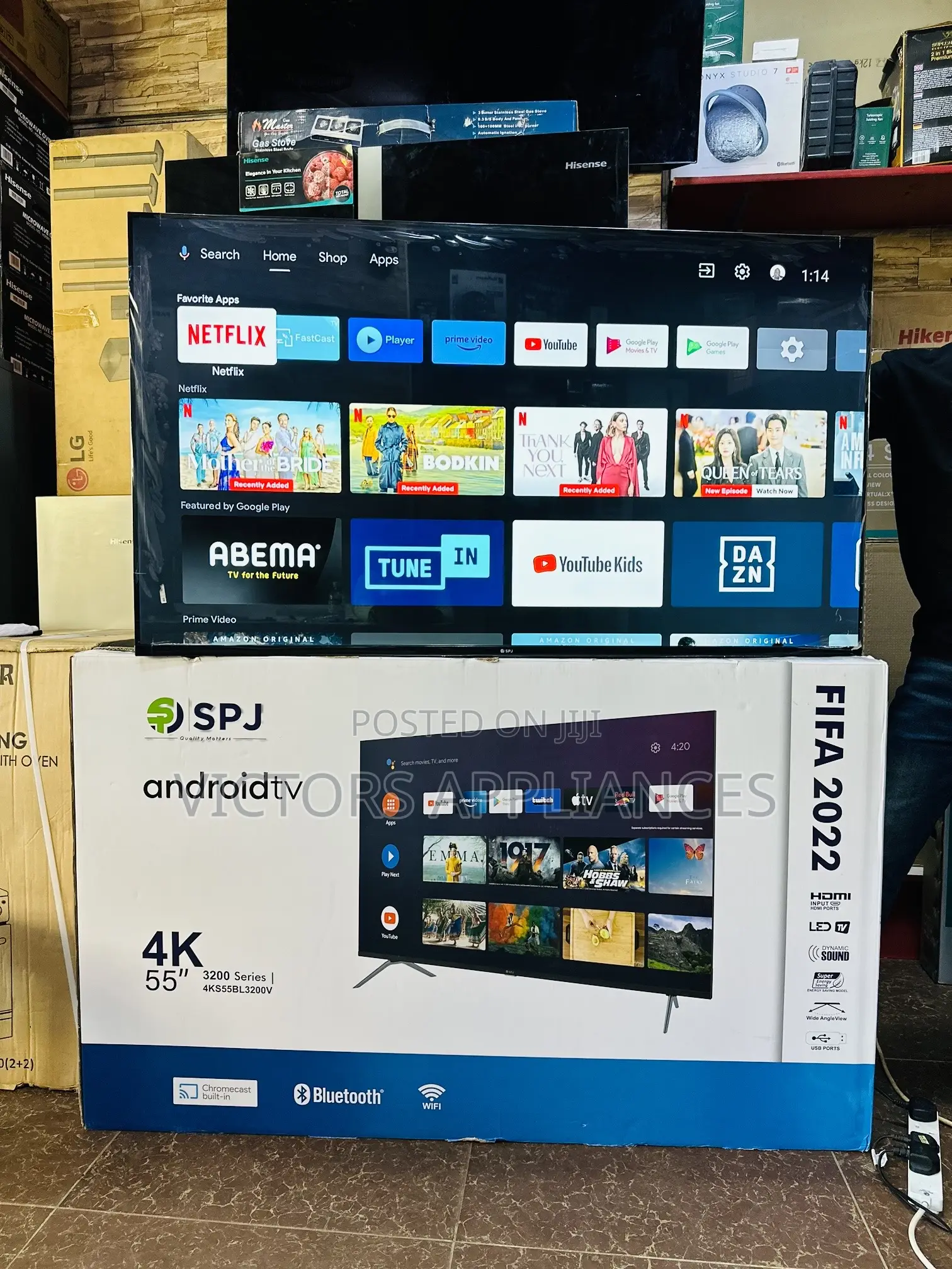SPJ Uhd Smart Tv 55”