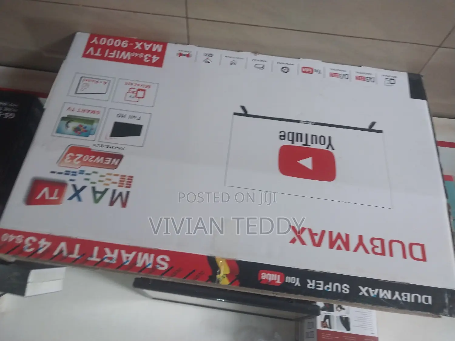 43" Led Dabymax TV Flat Screen Smart