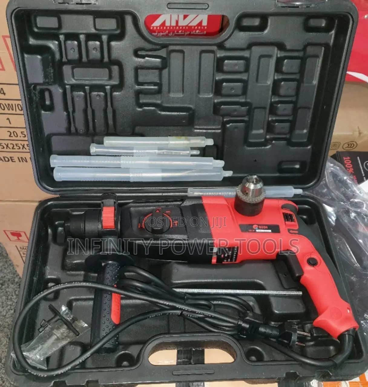 Edon Rotary Hammer With Accessories