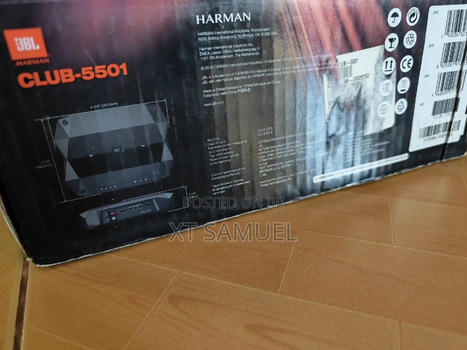 JBL CLUB-5501,1300w Car Amplifier