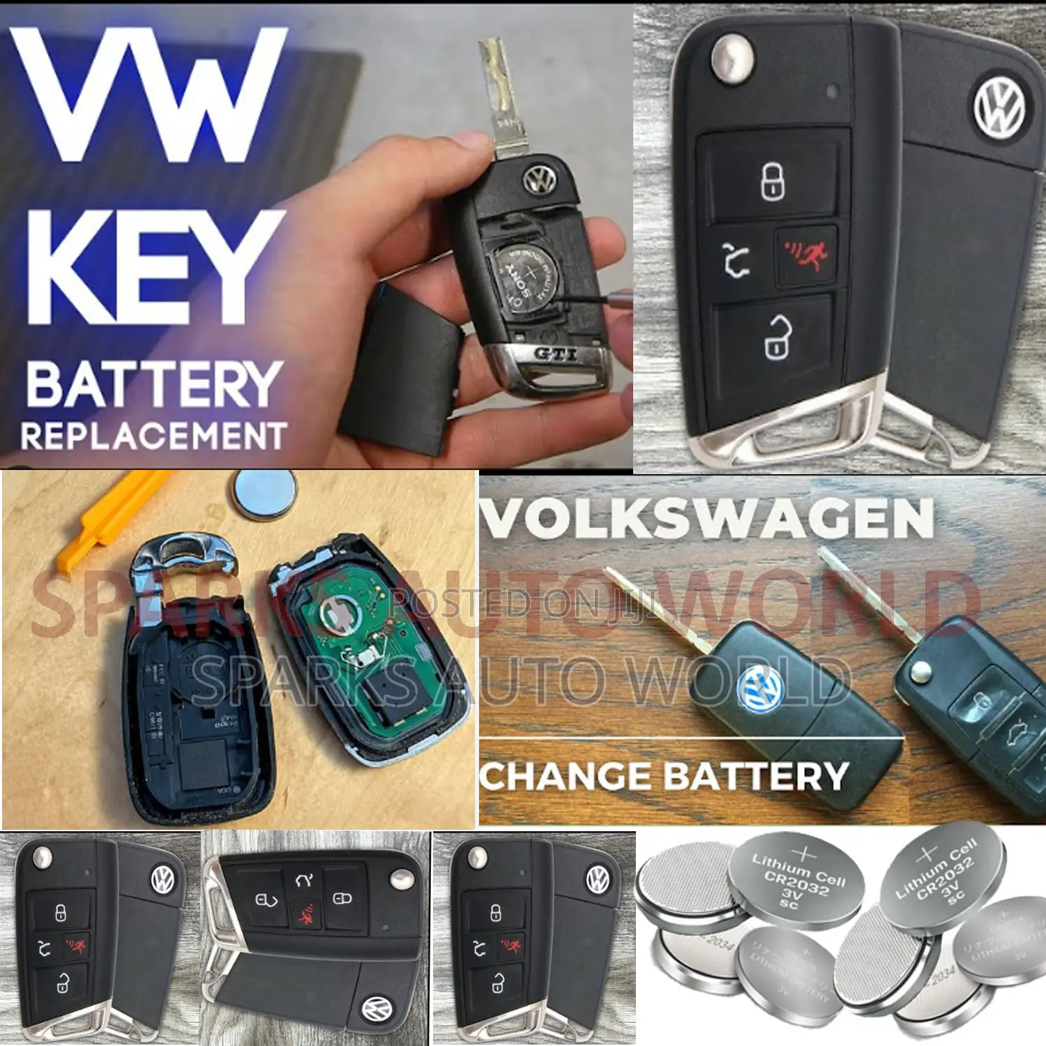 Volkswagen Key Battery Repairs