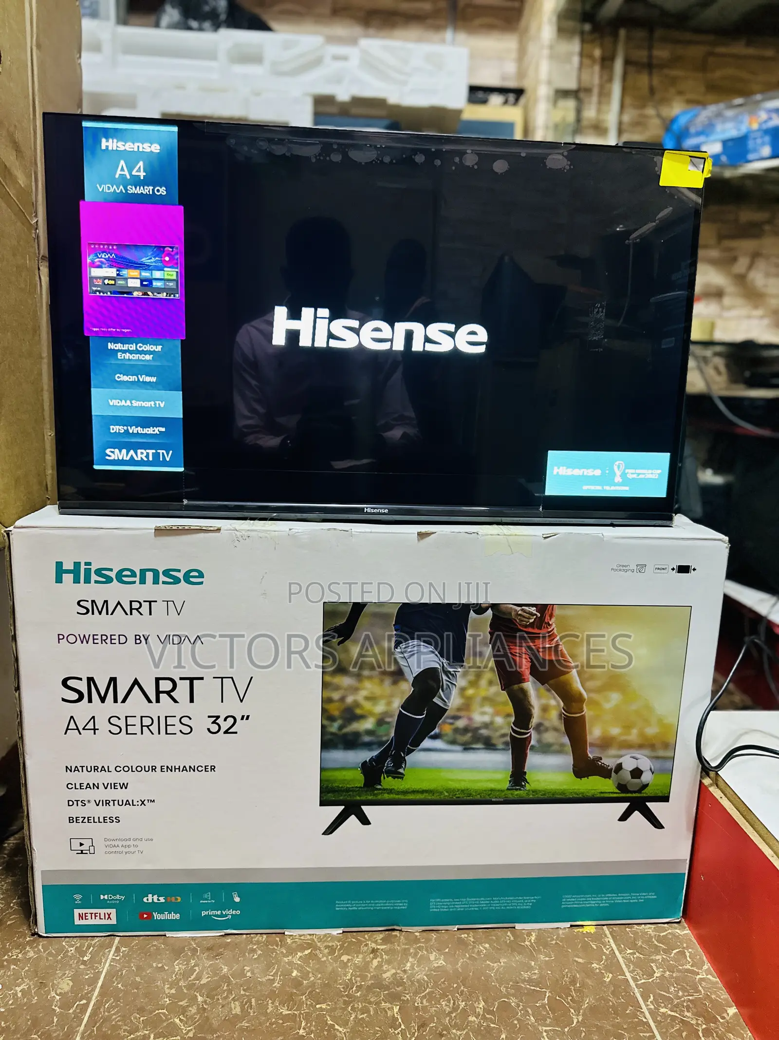 Hisense 32” Smart Tv A4 Powered by VIDAA