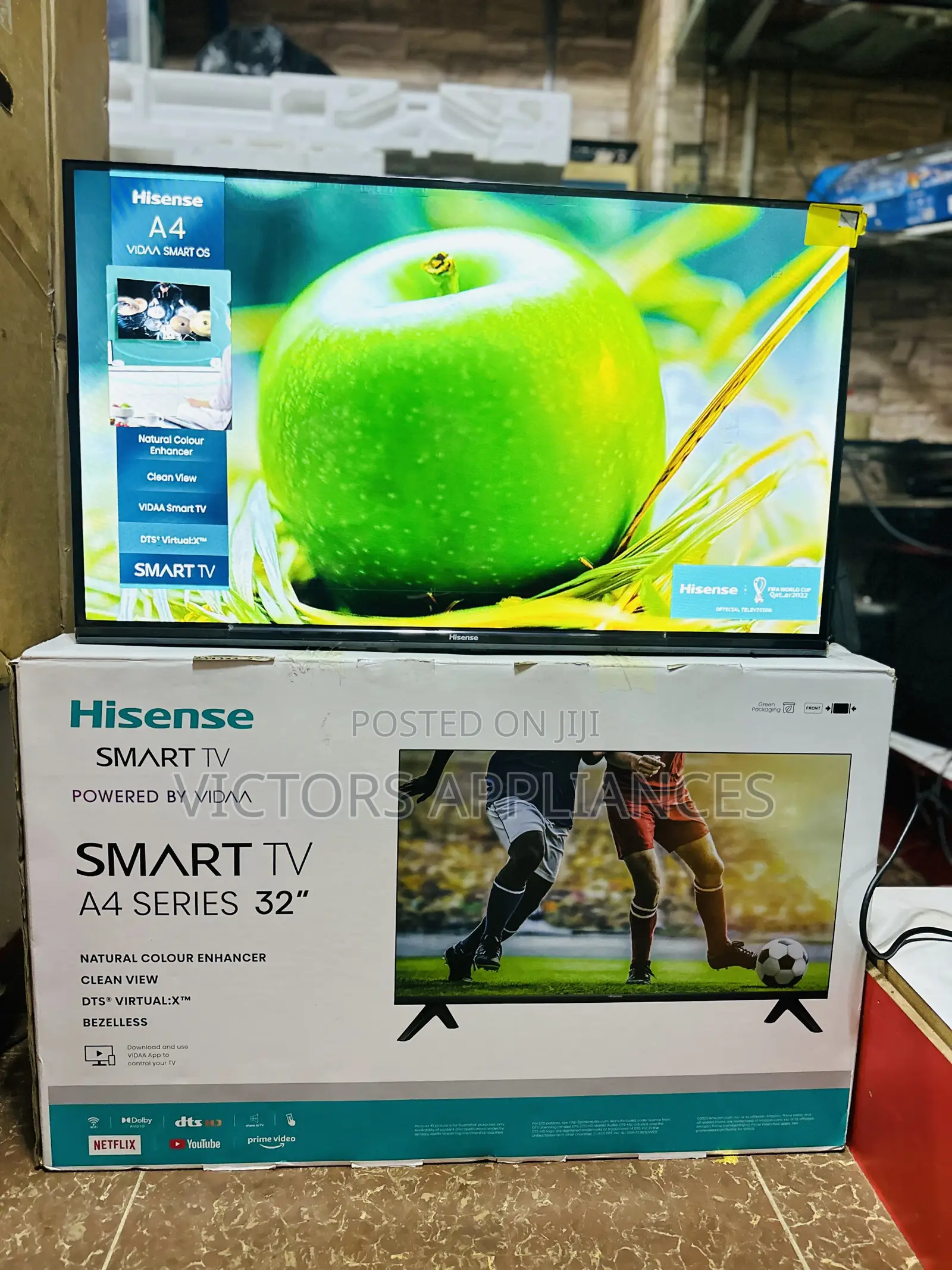 Hisense 32” Smart Tv A4 Powered by VIDAA