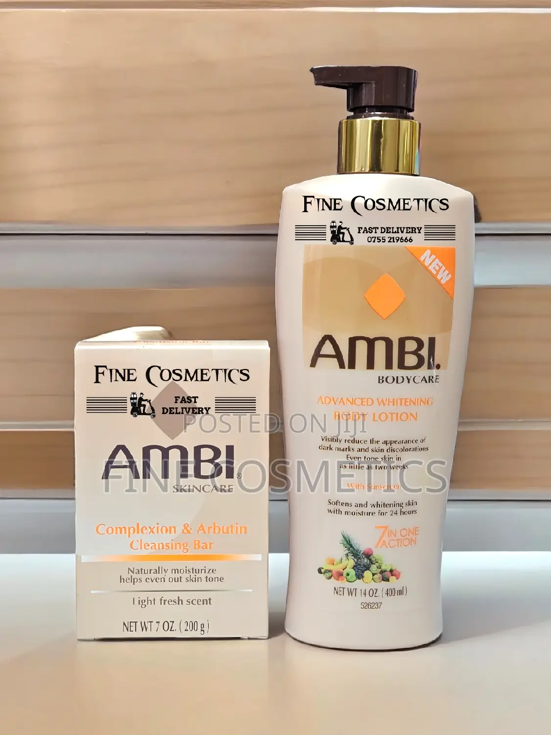 AMBI BODY CARE, New Advanced Whitening Lotion With Sunscreen