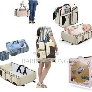2 in 1 Bed and Bag _ Cream