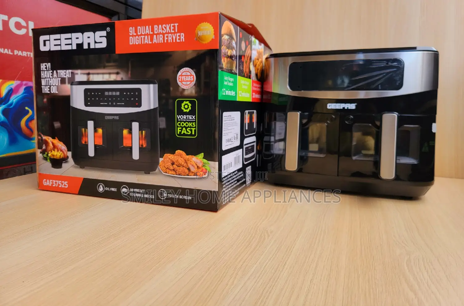 New Discounted Geepas Dual 9ltrs Airfryer