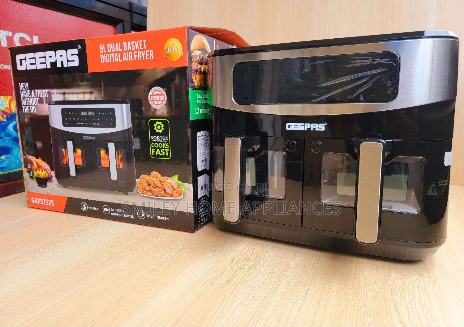 New Discounted Geepas Dual 9ltrs Airfryer