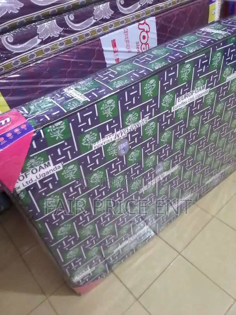 Eurofoam Mattress.3*6*6inches. Sealed Cover.( Green)