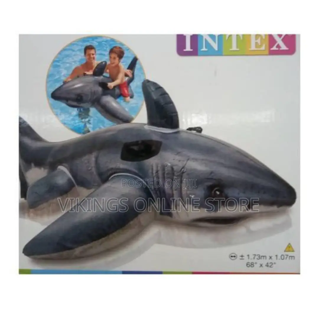 Intex Inflatable Shark Swimming Pool Floater for Kids