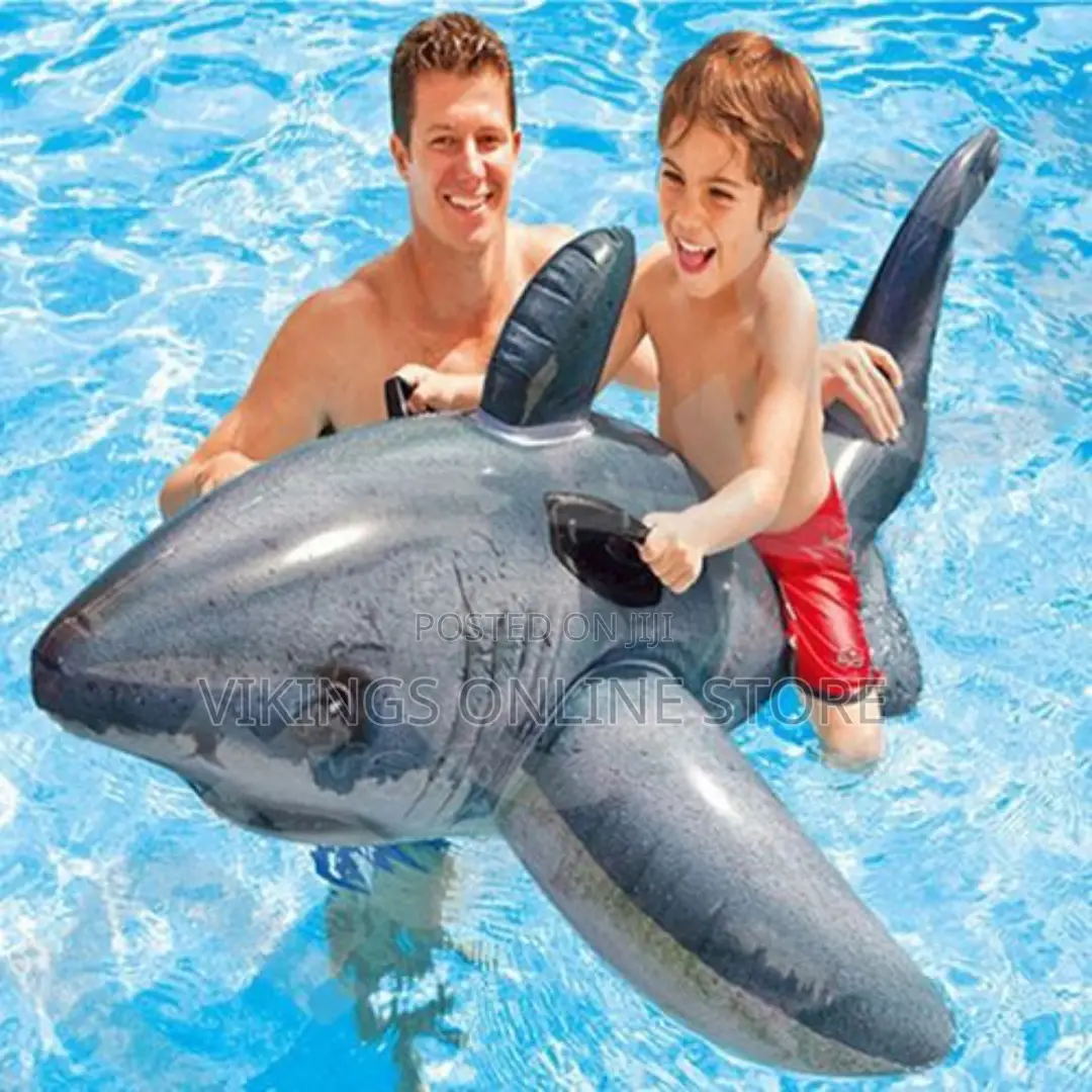 Intex Inflatable Shark Swimming Pool Floater for Kids
