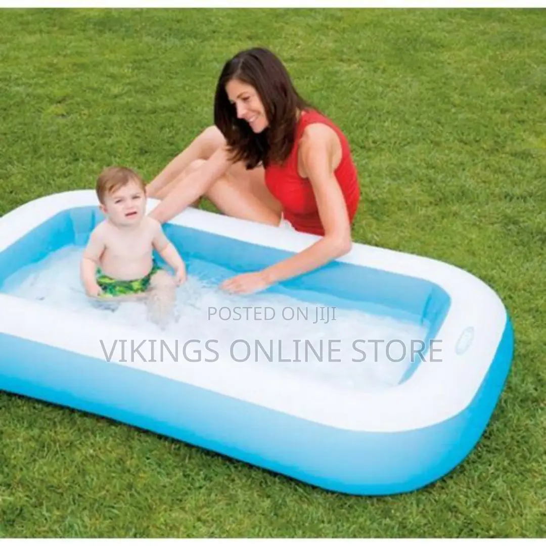 Intex Inflatable Swimming Pool Rectangle - Blue