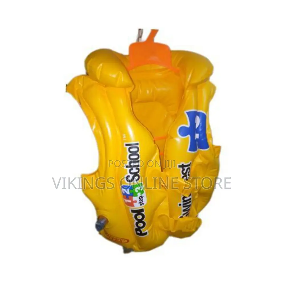 Unisex Kids Toddler Pool Swimming Floating Jacket -Yellow