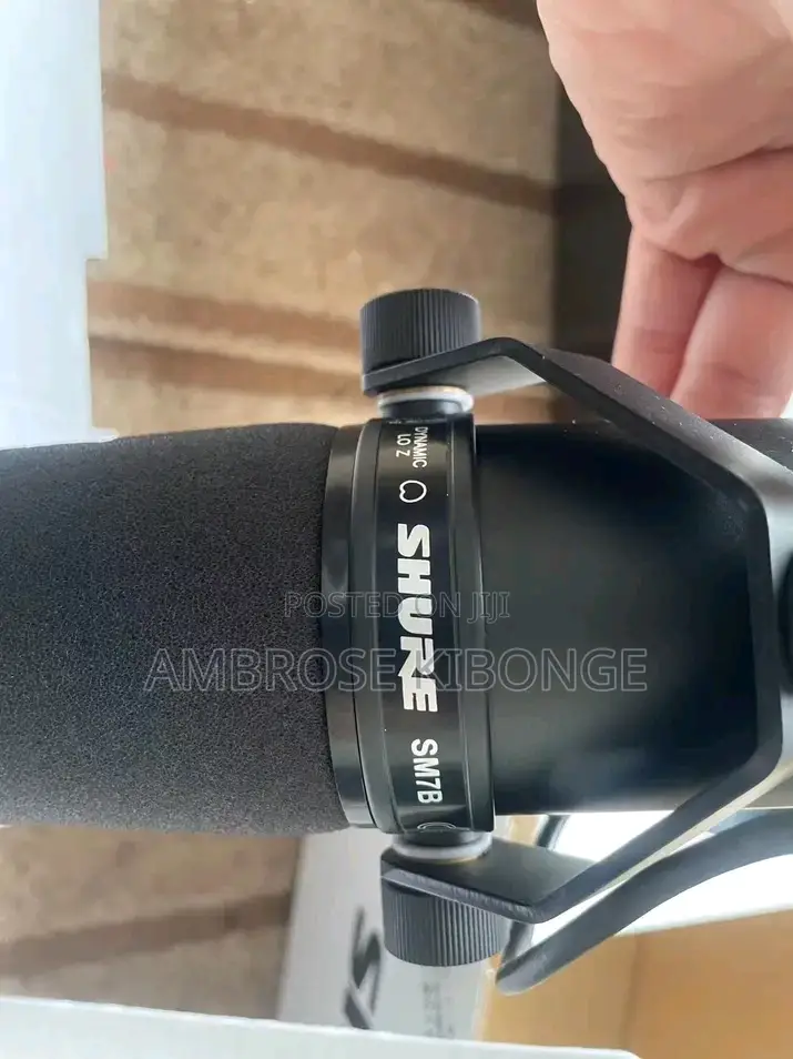High Quality Sound SHURE SM7B Condenser Studio Microphones.
