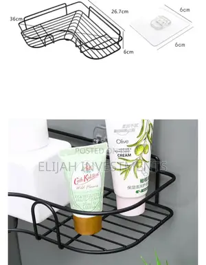 Bathroom Corner/ Kitchen Storage Holder Organizer Rack