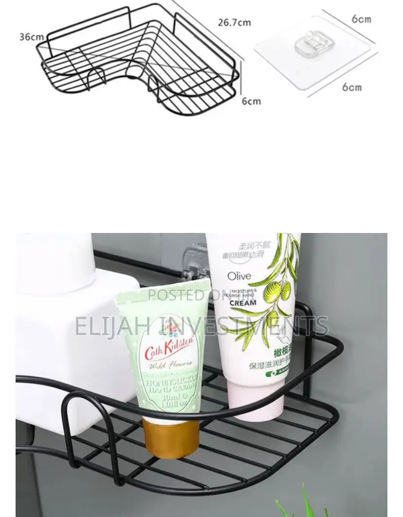 Bathroom Corner/ Kitchen Storage Holder Organizer Rack