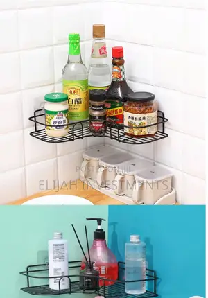 Bathroom Corner/ Kitchen Storage Holder Organizer Rack