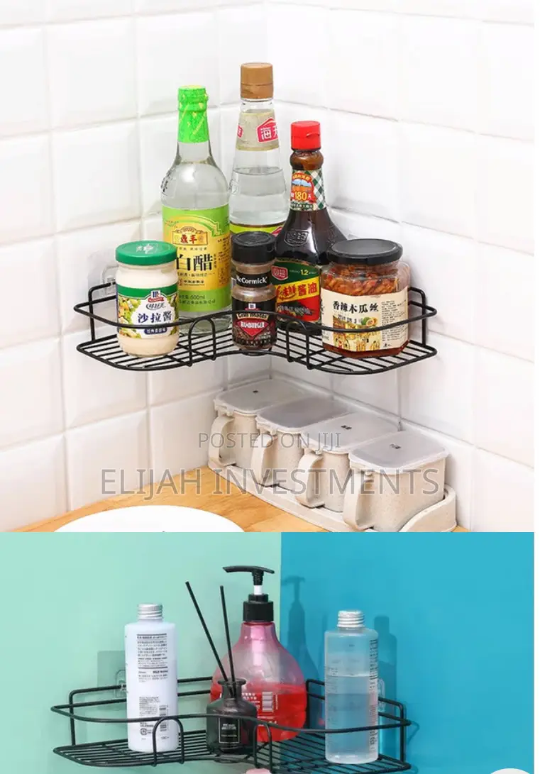Bathroom Corner/ Kitchen Storage Holder Organizer Rack