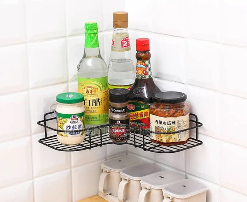 Bathroom Corner/ Kitchen Storage Holder Organizer Rack