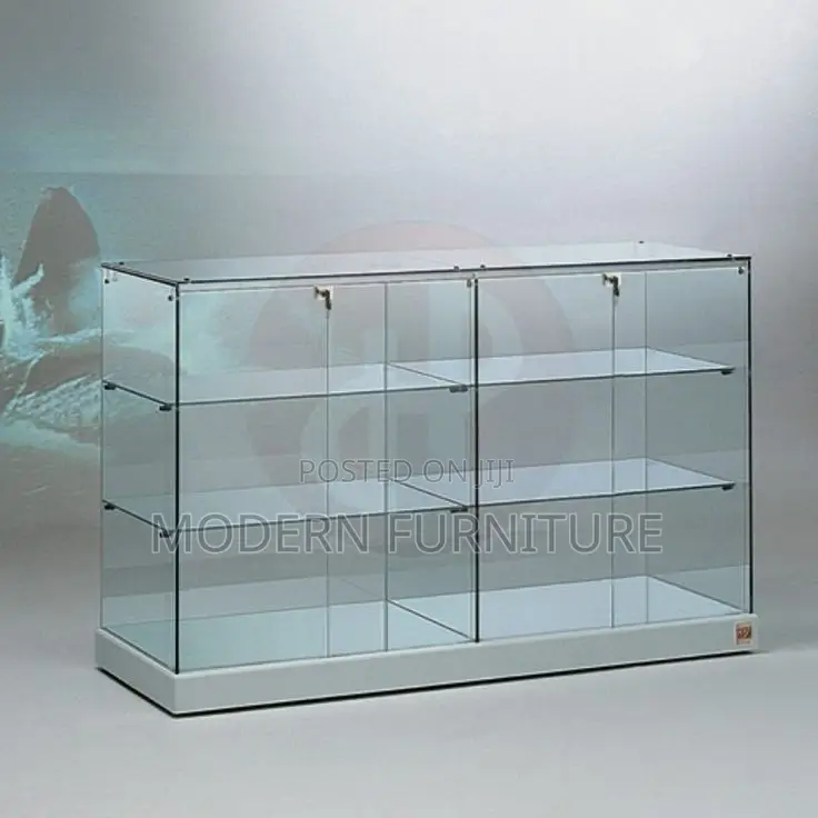 Aluminum and Glass Display Counter Call