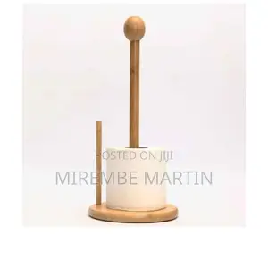 Wooden Paper Towel Holder.