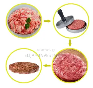 Heavy Duty Non-Stick Burger Press Aluminum Hamburger