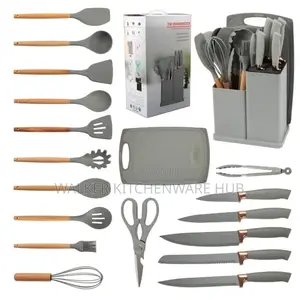 19pc Silicone Kitchenware Set
