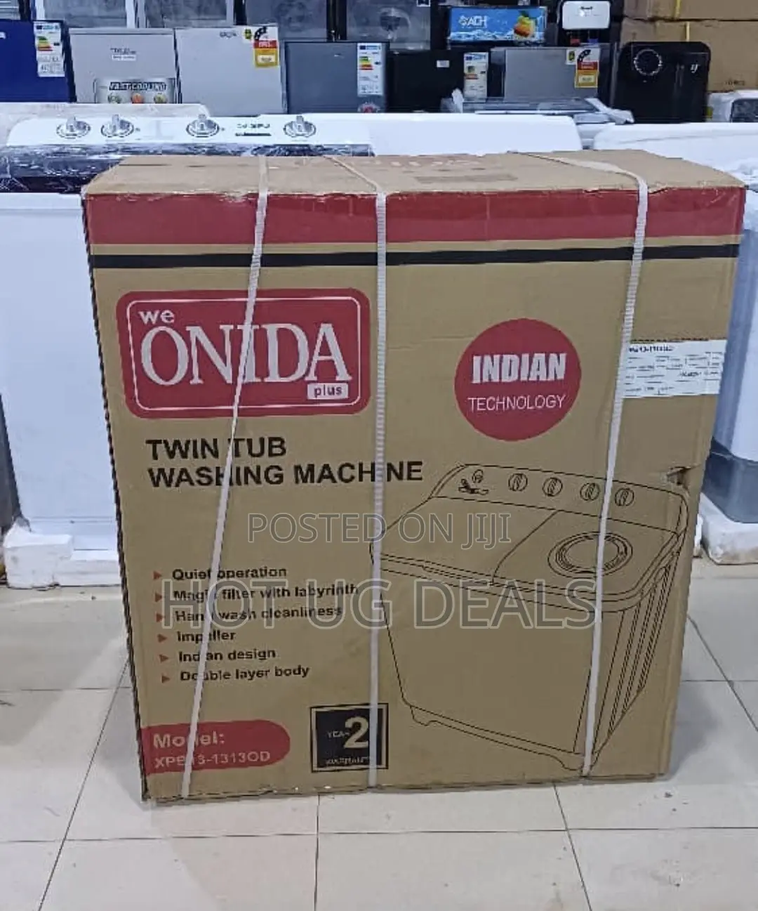 Onida Plus 13kg Twin Tub Washing Machine - White (2yrs Wrty)