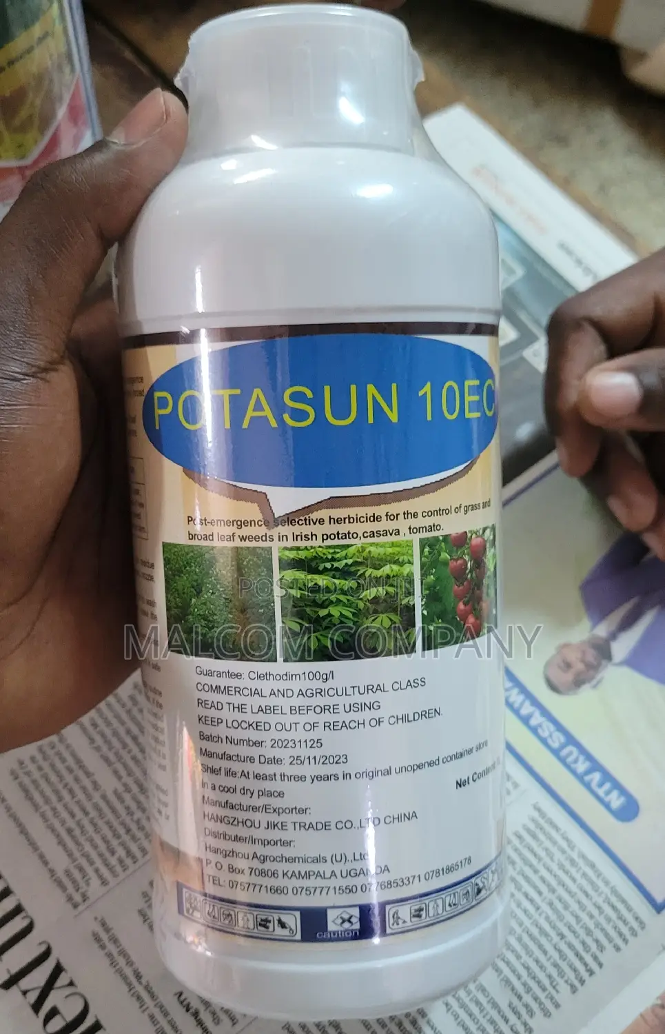 Selective Herbicide Weed Control From Cassava