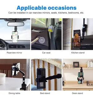 Car Phone Holder Mount/ Rearview Mirror Phone Holder for Car