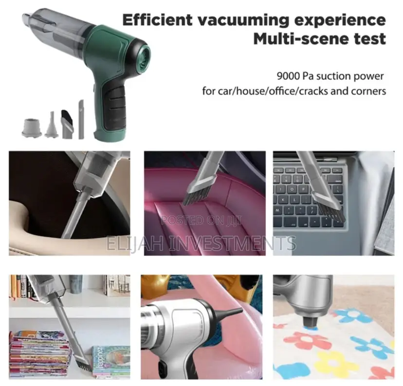 Mini Car Vacuum Cleaner Strong Suction Handheld