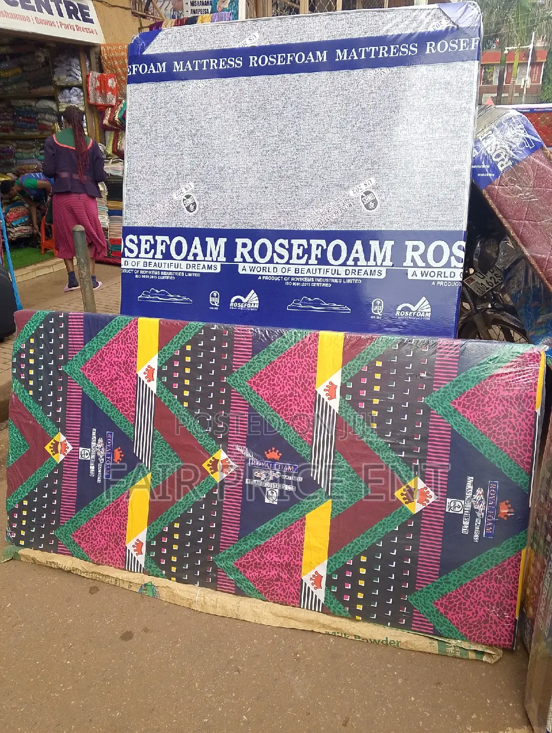 Rosefoam Mattress Super Deluxe.3*6*6inches.( Silver)