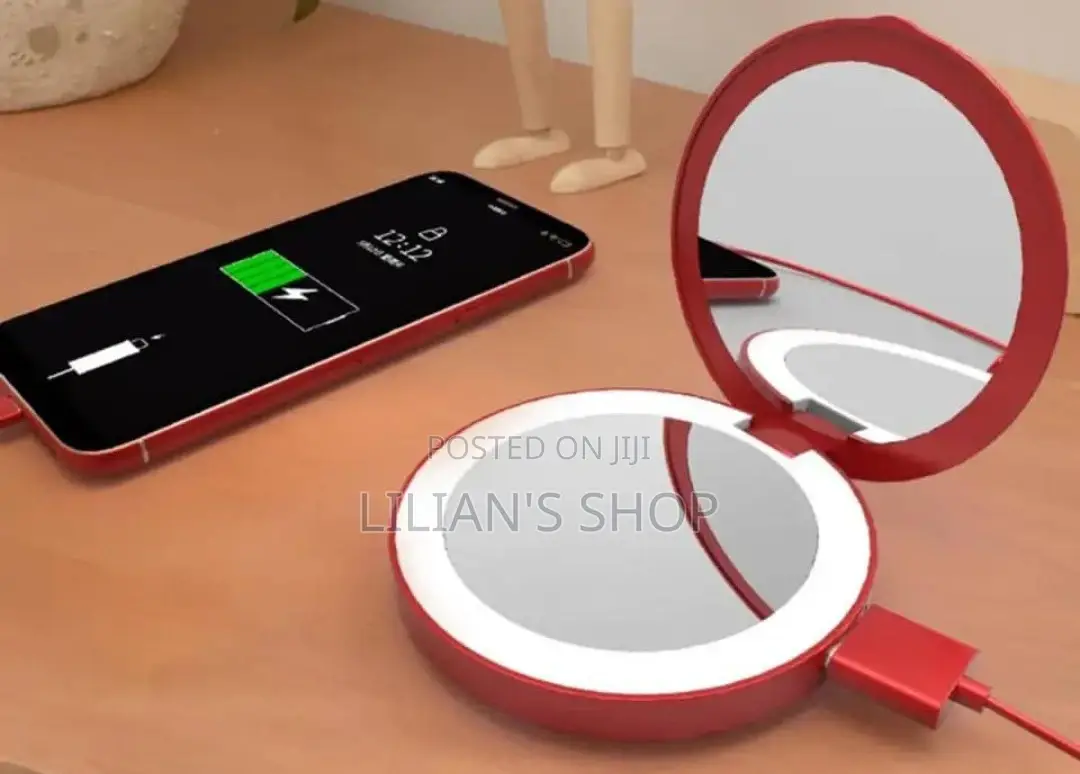 Foldable LED Beauty Makeup Mirror