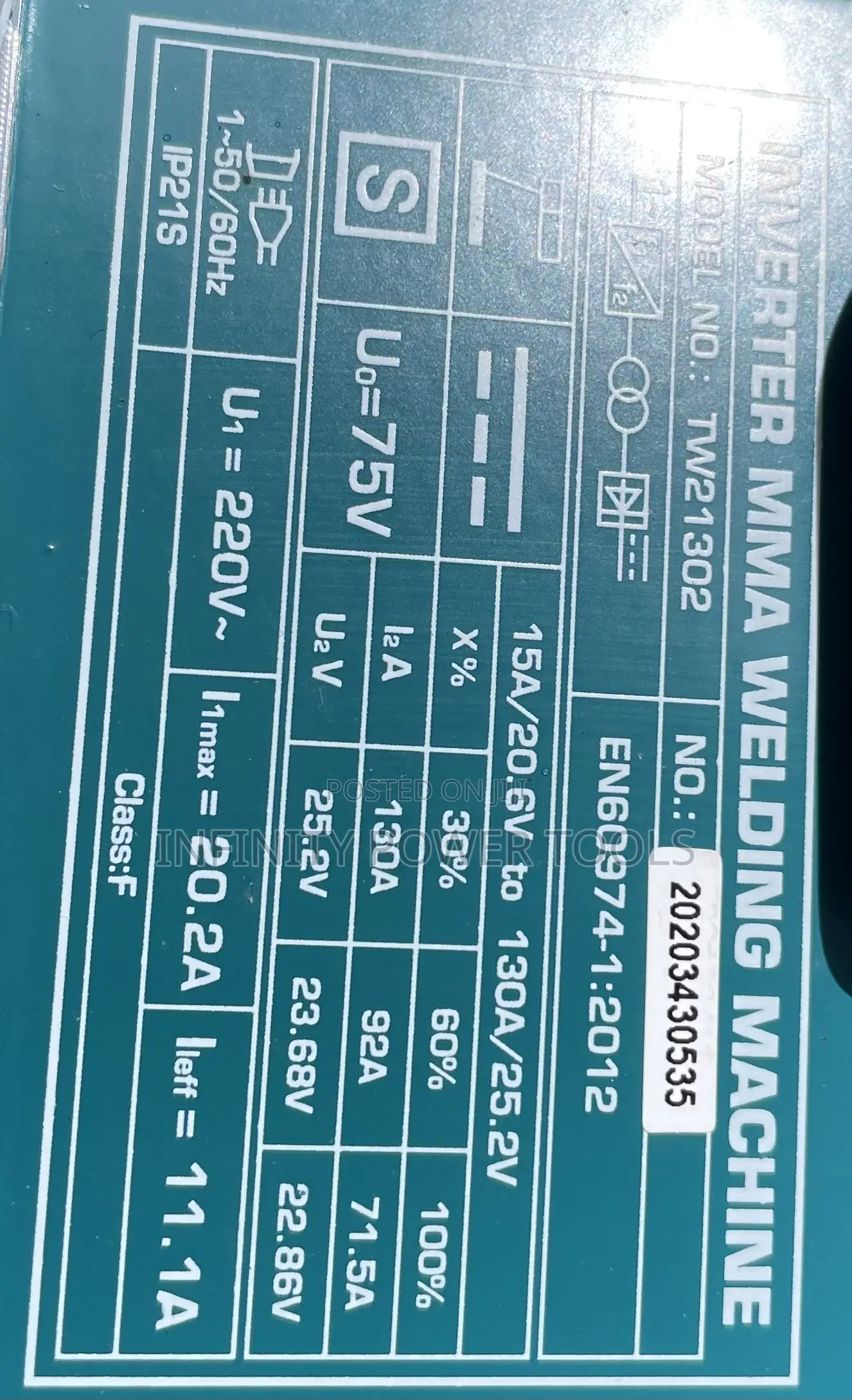 Total Welding Machine 130amps