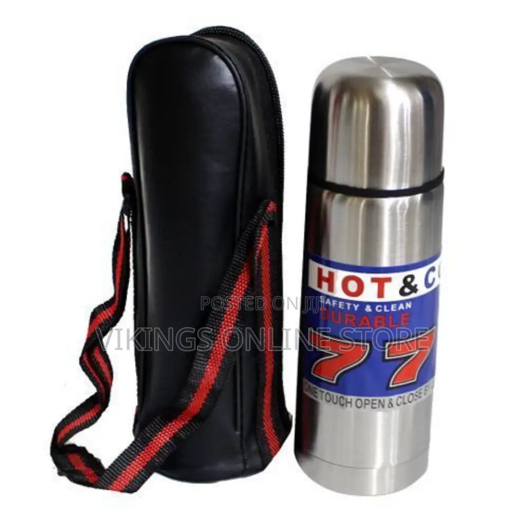 777 Hot and Cold 777 Flask 1ltr - Silver