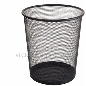 Nice Netted in and Out Waste Bin - Black