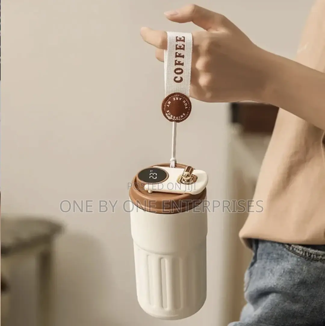 Thermos Cup Temperature Display Stainless Steel Vacuum Flask