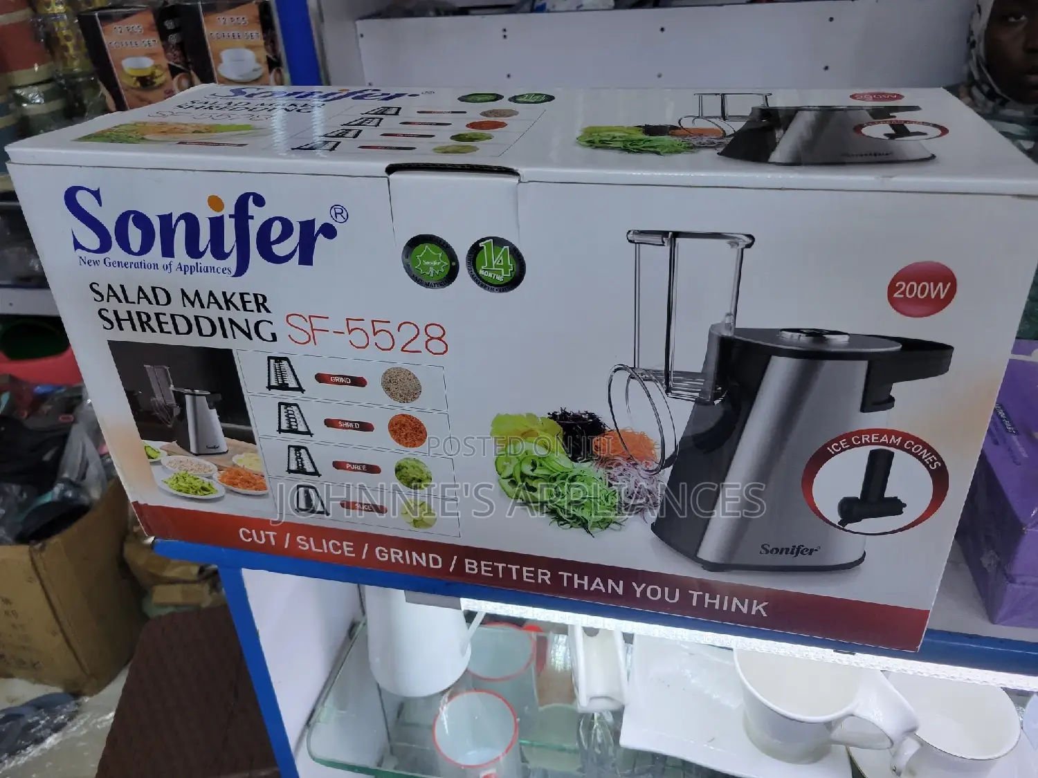 Sonifer Shredding Salad Maker or Slicer Machine