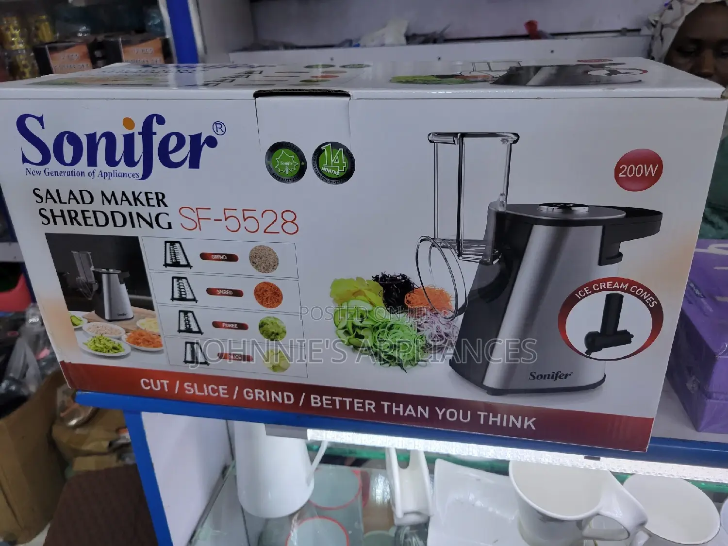 Sonifer Shredding Salad Maker or Slicer Machine