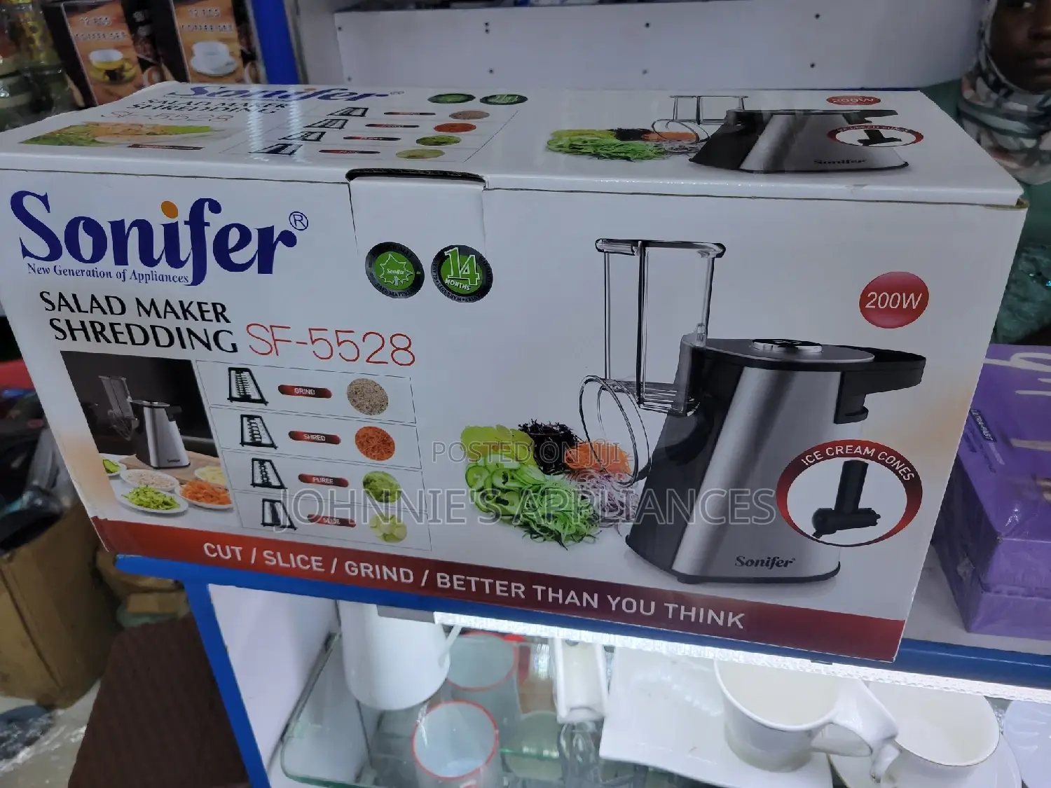 Sonifer Shredding Salad Maker or Slicer Machine