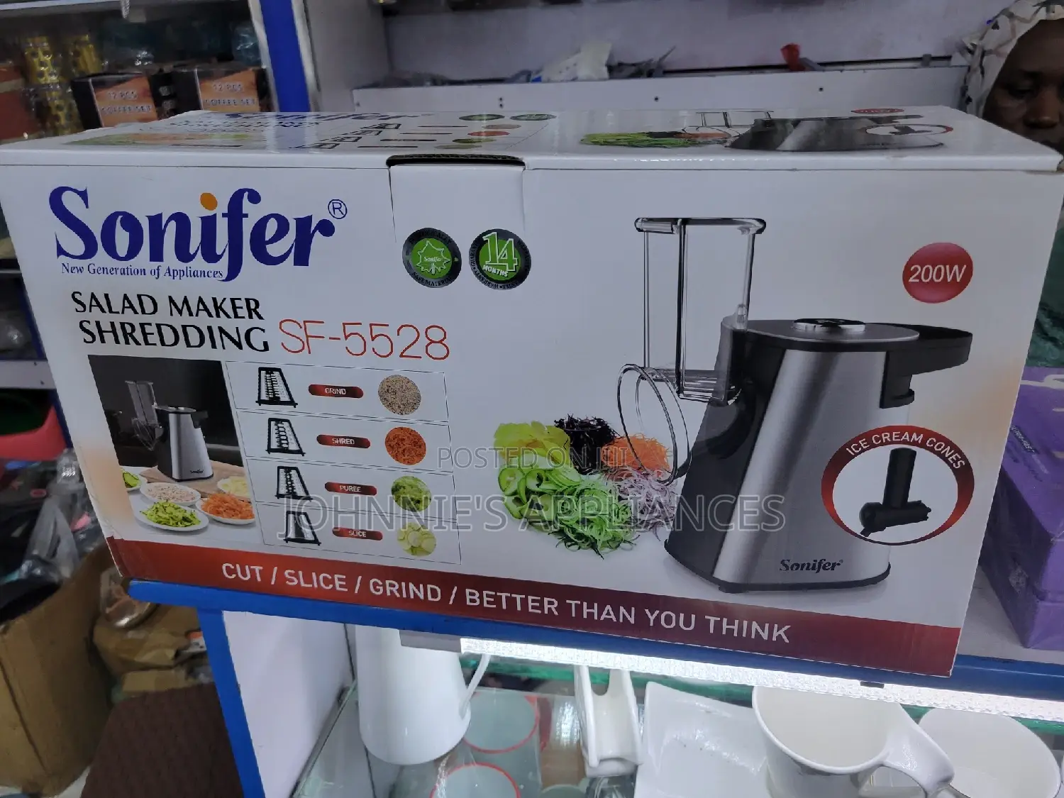Sonifer Shredding Salad Maker or Slicer Machine