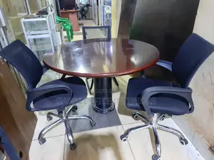 Office Circular Table With Chairs,
