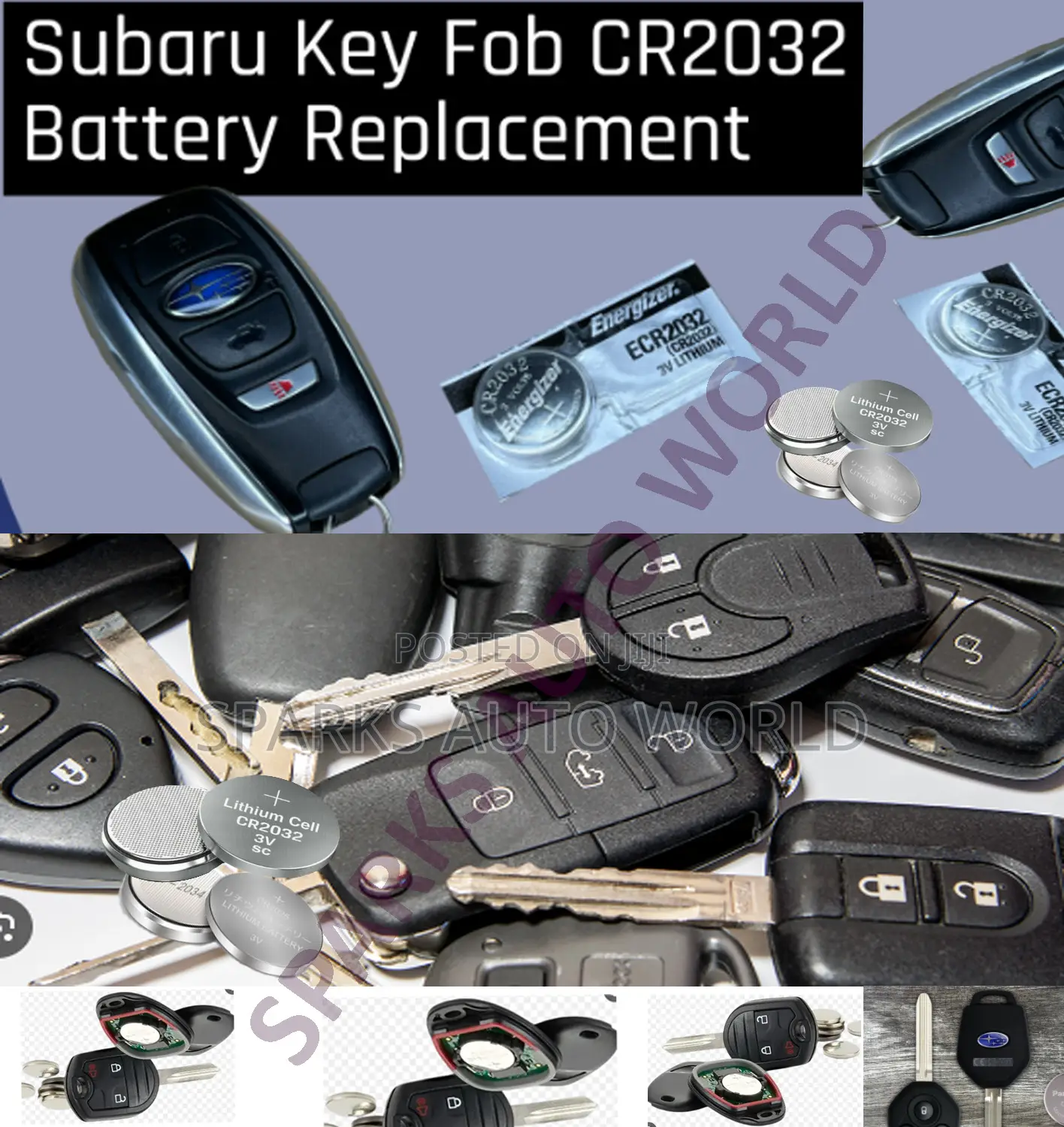 Subaru Keys Battery Renew