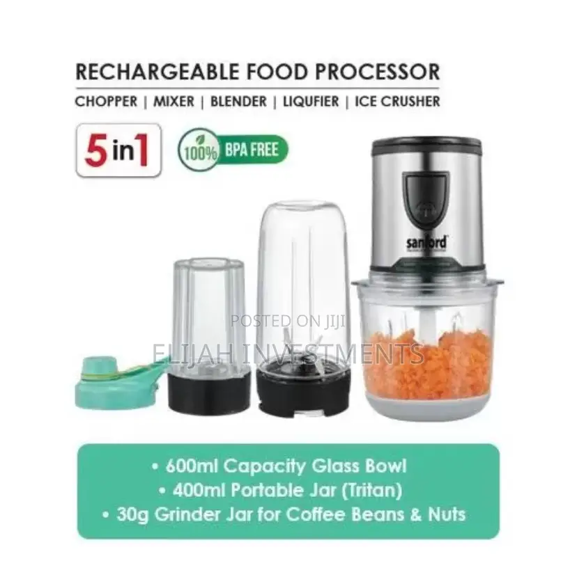 Sanford 5 In1food Processor Chopper Mixer Coffee Grinder